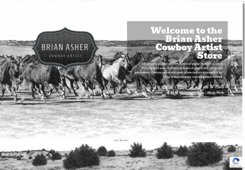 brianashercowboyartist.com capture - 2025-10-18 13:04:40