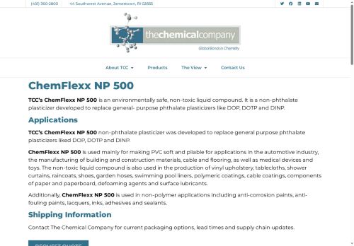 chemflexxnp500.com capture - 2025-10-18 15:39:34