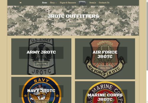 jrotc-outfitters.com capture - 2025-10-18 17:06:36