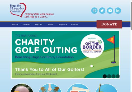 hugsforbrady.com capture - 2025-10-18 17:08:45