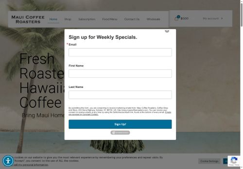 hawaiiancoffee.com capture - 2025-10-18 20:18:36