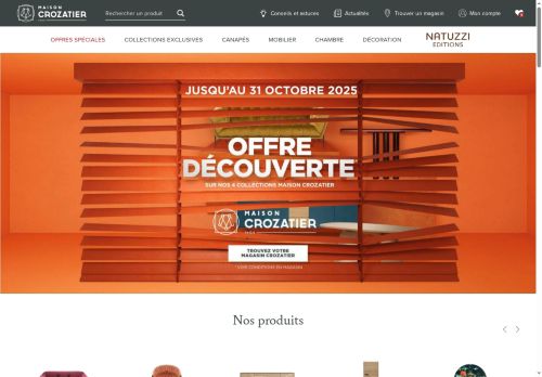crozatiermeubles.com capture - 2025-10-18 20:59:43