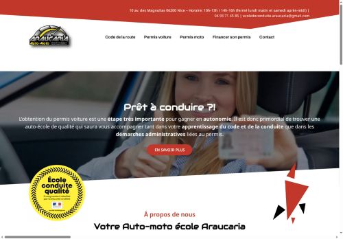 auto-ecole-araucaria.com capture - 2025-10-18 21:03:11