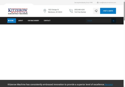 kitzerowmachine.com capture - 2025-10-20 11:42:36