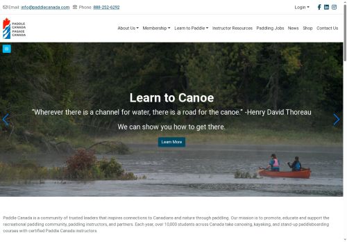 pagaiecanada.com capture - 2025-10-20 13:05:26