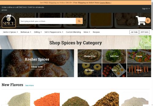 internationalspicehouse.com capture - 2025-10-20 15:02:57