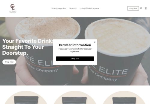 Cafe Elite Coffee Company capture - 2025-11-09 21:09:36