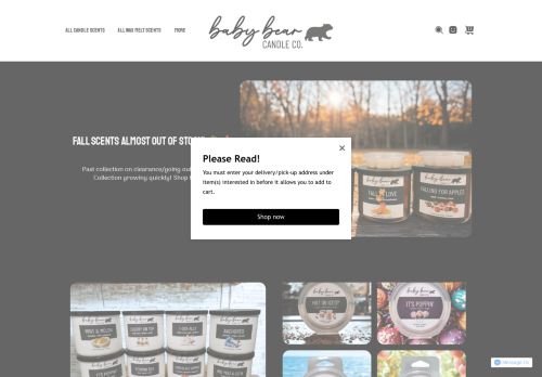 Baby Bear Candle Co. capture - 2025-11-09 21:10:44