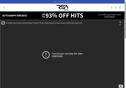 Sports Memorabilia Breaks capture - 2025-11-17 15:37:15