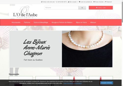 Parfumerie L'O de l'Aube capture - 2025-11-28 12:47:15