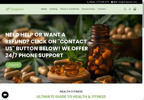Viraxpower.com capture - 2025-11-28 13:36:30