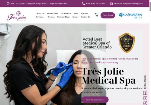 Trés Jolie Medical Spa capture - 2025-11-28 14:19:55