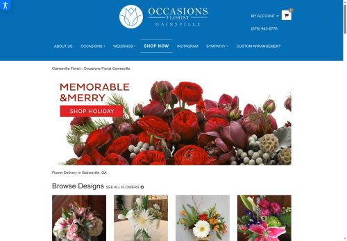 Occasions Florist Gainesville capture - 2025-11-28 16:08:29