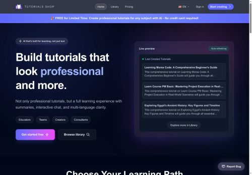 Tutorials Shop capture - 2025-11-28 16:32:08