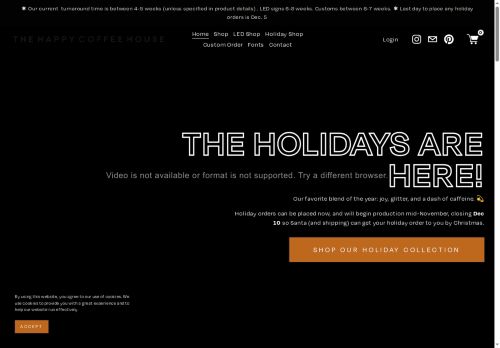 The Happy Coffee House capture - 2025-11-28 16:33:34