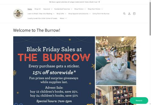 The Burrow Bookstore capture - 2025-11-28 16:34:31
