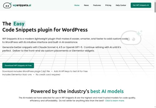 WP Snippets AI capture - 2025-11-28 16:43:58