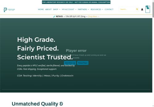 Premier Bio Labs capture - 2025-12-10 17:50:16