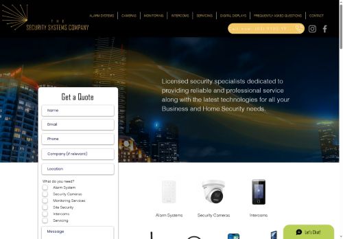 The Security Systems Company capture - 2025-12-10 19:18:54