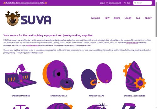 SUVA Lapidary Supply capture - 2025-12-11 08:40:15