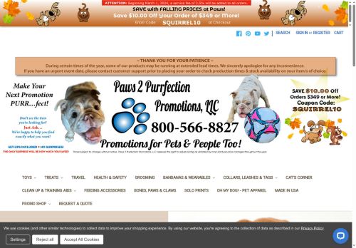 Paws 2 Purrfection Promotions capture - 2025-12-11 08:49:22