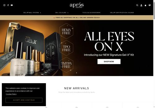 Apr&eacute;s Nail Australia capture - 2025-12-11 08:56:52