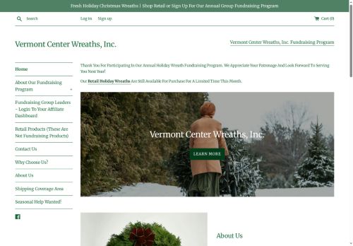 Vermont Center Wreaths, Inc. capture - 2025-12-11 09:08:42