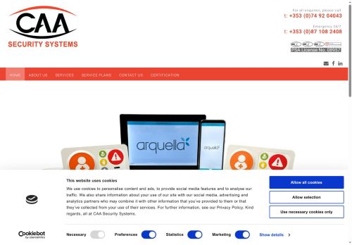 CAA Security Systems capture - 2025-12-11 09:14:10