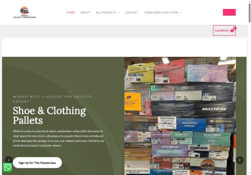 Mingo Liquidation Pallets capture - 2025-12-11 09:30:45