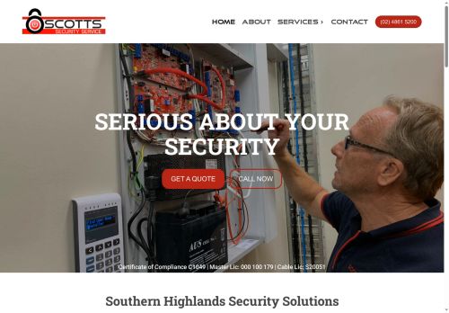 Scott&rsquo;s Security Service capture - 2025-12-11 09:38:19