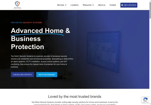 Top Notch Security Systems capture - 2025-12-11 09:40:56