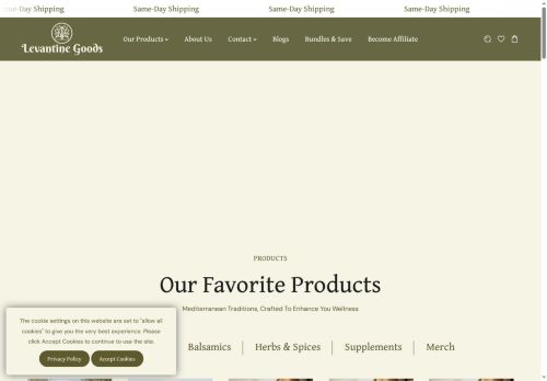 Levantine Goods capture - 2026-06-19 10:39:25