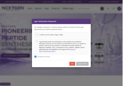 https://nextgenpeptidelabs.com/ capture - 2026-06-19 10:40:11