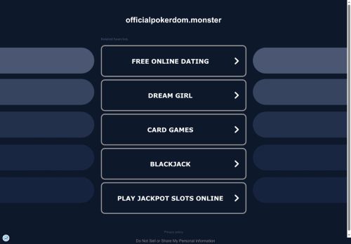 officialpokerdom.monster capture - 2026-08-17 17:25:33