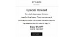 StyleWe  discount code