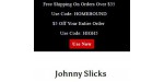 Johnny Slicks discount code