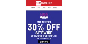 Shoe Warehouse coupon code