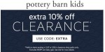 Pottery Barn Kids discount code