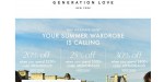 Generation Love discount code
