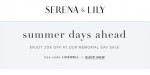 Serena & Lily discount code