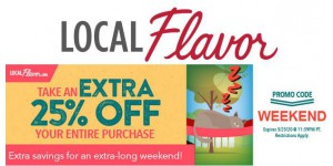 Local Flavor coupon code