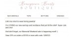 Homegrown Hearts Boutique discount code