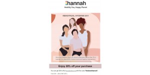 Hannah coupon code