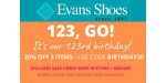 Evans Shoes discount code