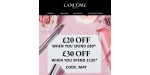Lancome UK discount code