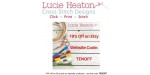 Lucie Heaton Cross Stitch Designs discount code