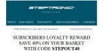 Steptronic discount code
