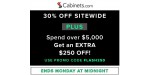 Cabinets discount code