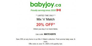 Baby Joy coupon code