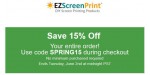 EZ Screen Print discount code